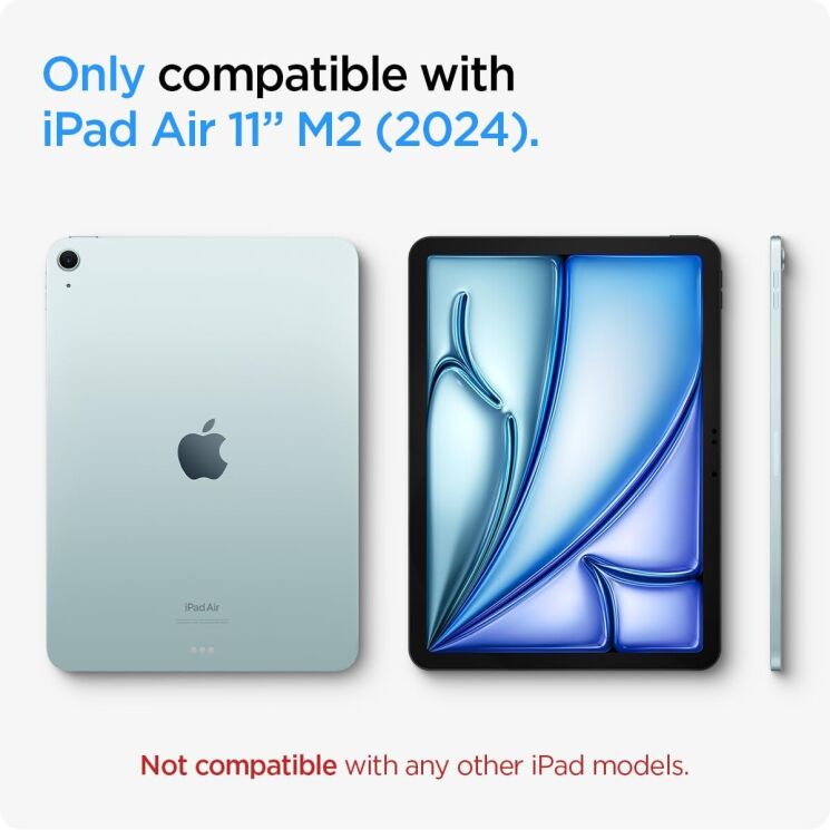 Защитное стекло Spigen (SGP) Glas.tR EZ Fit (FT) для Apple iPad Air 11 M3/M2 (2025/2024): фото 7 из 11