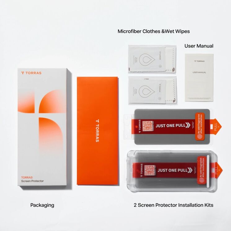 Защитное стекло TORRAS GlassGo Privacy для Samsung Galaxy S26 Ultra - Black: фото 10 из 10