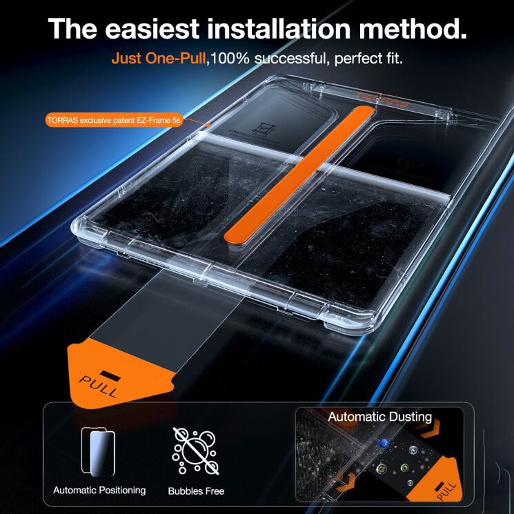 Защитное стекло TORRAS GlassGo Screen Protector для Apple iPad Pro 11 (2024): фото 7 из 7