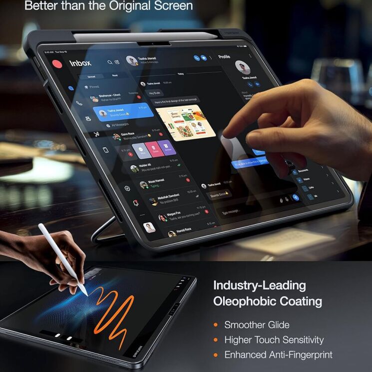 Защитное стекло TORRAS GlassGo Screen Protector для Apple iPad Pro 11 (2024): фото 3 из 7