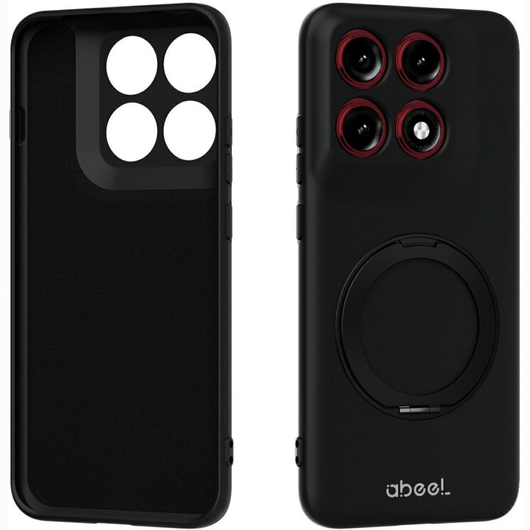 Защитный чехол ABEEL Lyra Skin Kickstand with MagSafe для Motorola Edge 70 Pro - Black: фото 1 из 8
