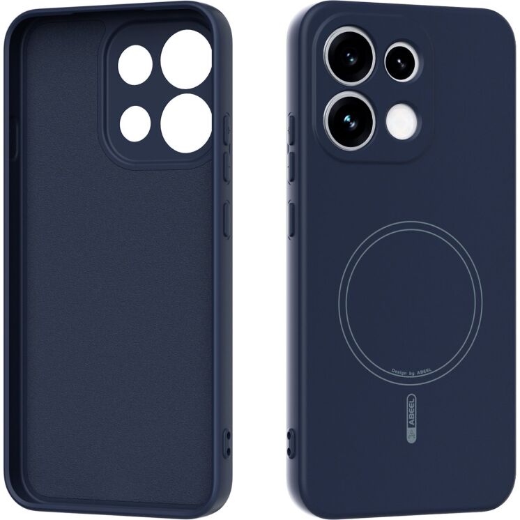 Защитный чехол ABEEL Lyra Skin with MagSafe для OPPO Reno 16 F/FS - Dark Blue (413409DB) Защитный чехол ABEEL Lyra Skin with MagSafe для OPPO Reno 16 F/FS - Dark Blue: фото 1 из 6