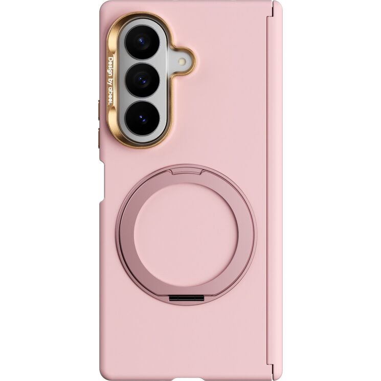 Защитный чехол ABEEL Silk Ring Magnetic (FF) для Samsung Galaxy Fold 8 Ultra - Light Pink: фото 1 из 8