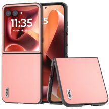 Защитный чехол ABEEL Texture Case для Motorola Razr 60 Ultra - Pink: фото 1 из 6