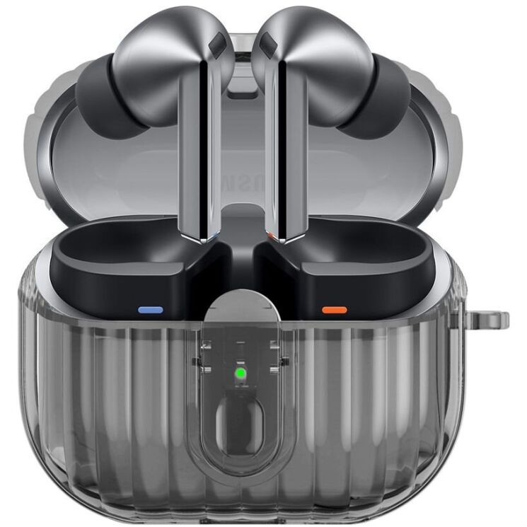 Захисний чохол AHASTYLE WG161 для Samsung Galaxy Buds 3 / Buds 3 Pro - Transparent Black: фото 2 з 6