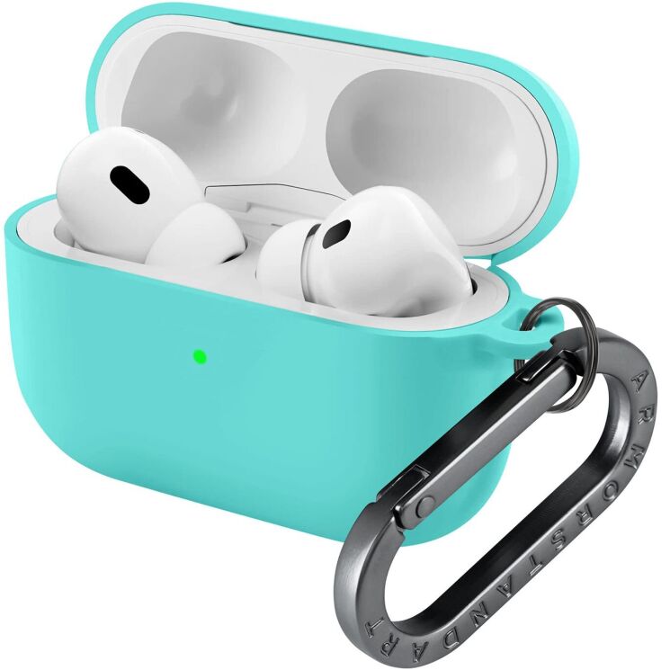 Защитный чехол ArmorStandart Hang Case для AirPods Pro 3 - Mint Green (390127MG) Защитный чехол ArmorStandart Hang Case для AirPods Pro 3 - Mint Green: фото 1 из 2