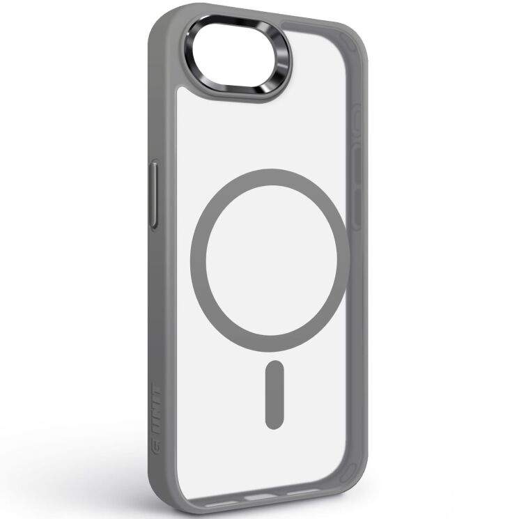 Защитный чехол ArmorStandart Unit MagSafe для Apple iPhone 16e - Titanium Grey: фото 2 из 7
