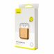 Защитный чехол BASEUS Shining Hook Case для Apple AirPods 1 / 2 - Gold (247310F). Фото 8 из 25