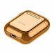 Защитный чехол BASEUS Shining Hook Case для Apple AirPods 1 / 2 - Gold (247310F). Фото 4 из 25