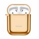 Защитный чехол BASEUS Shining Hook Case для Apple AirPods 1 / 2 - Gold (247310F). Фото 6 из 25