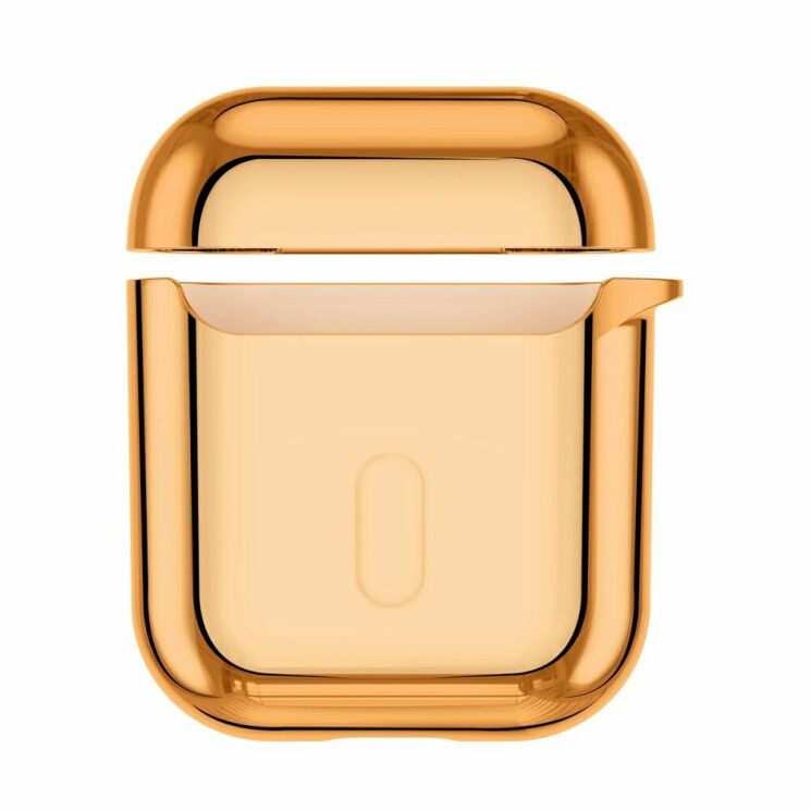 Защитный чехол BASEUS Shining Hook Case для Apple AirPods 1 / 2 - Gold: фото 2 из 25