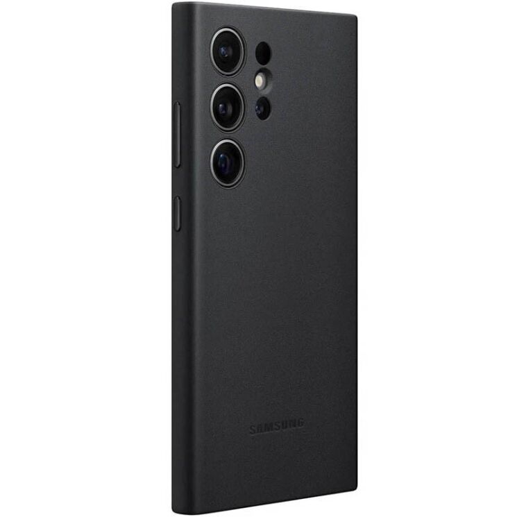 Защитный чехол Copiex Leather Cover для Samsung Galaxy S24 Ultra (S928) - Black: фото 2 из 5