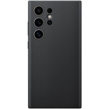 Защитный чехол Copiex Leather Cover для Samsung Galaxy S24 Ultra (S928) - Black: фото 1 из 5