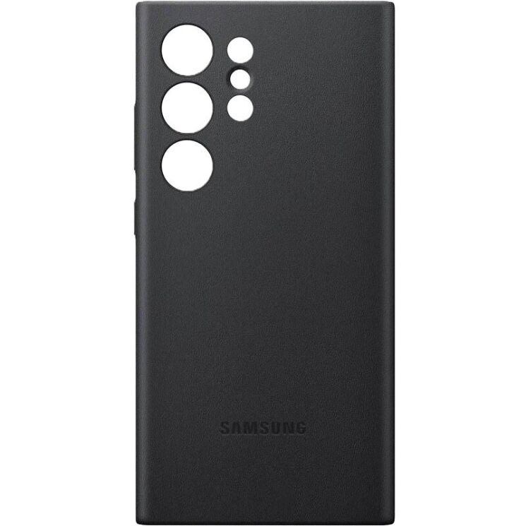Защитный чехол Copiex Leather Cover для Samsung Galaxy S24 Ultra (S928) - Black: фото 4 из 5