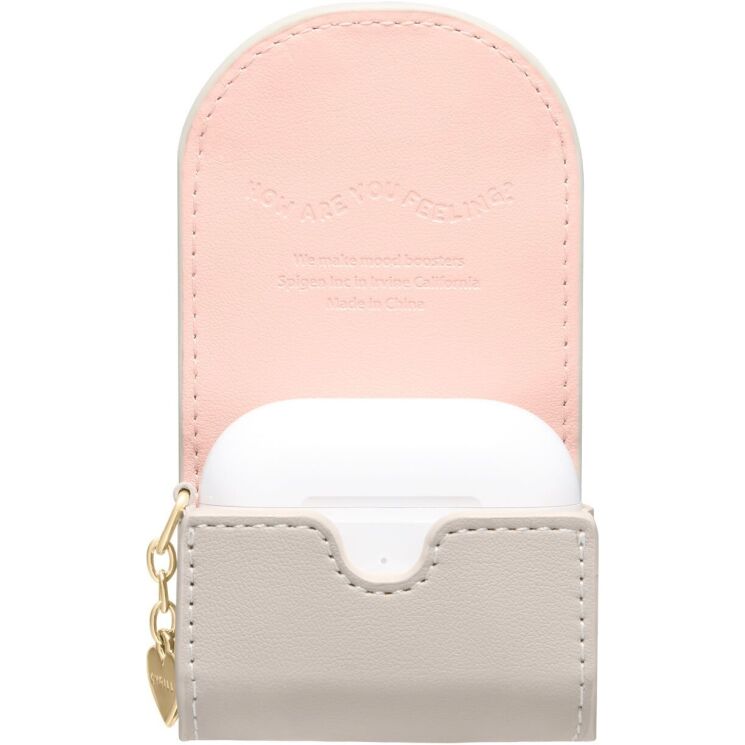 Защитный чехол Cyrill Mini Bag by Spigen для Apple AirPods 4 (ACS08652) - Dark Beige: фото 2 из 11