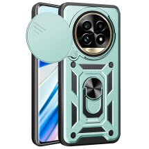 Защитный чехол Deexe Armor Shield для Realme 13 Pro / 13 Pro Plus - Green: фото 1 из 9