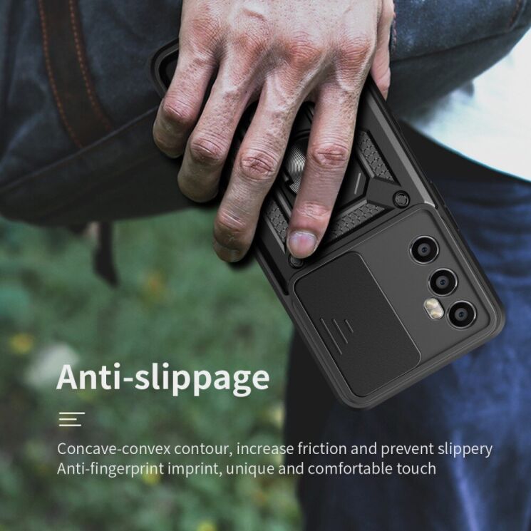Защитный чехол Deexe Armor Shield для Realme C65 - Black: фото 9 из 9