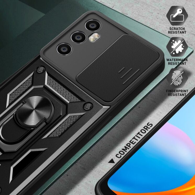 Защитный чехол Deexe Armor Shield для Realme C65 - Black: фото 5 из 9