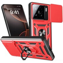 Защитный чехол Deexe Armor Shield для Xiaomi 15 - Red: фото 1 из 10
