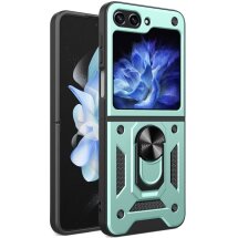Защитный чехол Deexe Armor Shield (FF) для Samsung Galaxy Flip 6 - Green: фото 1 из 10