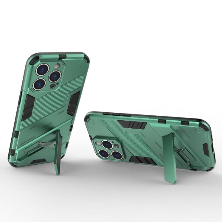 Защитный чехол Deexe Bibercas для Apple iPhone 16 Pro Max - Green: фото 2 из 6