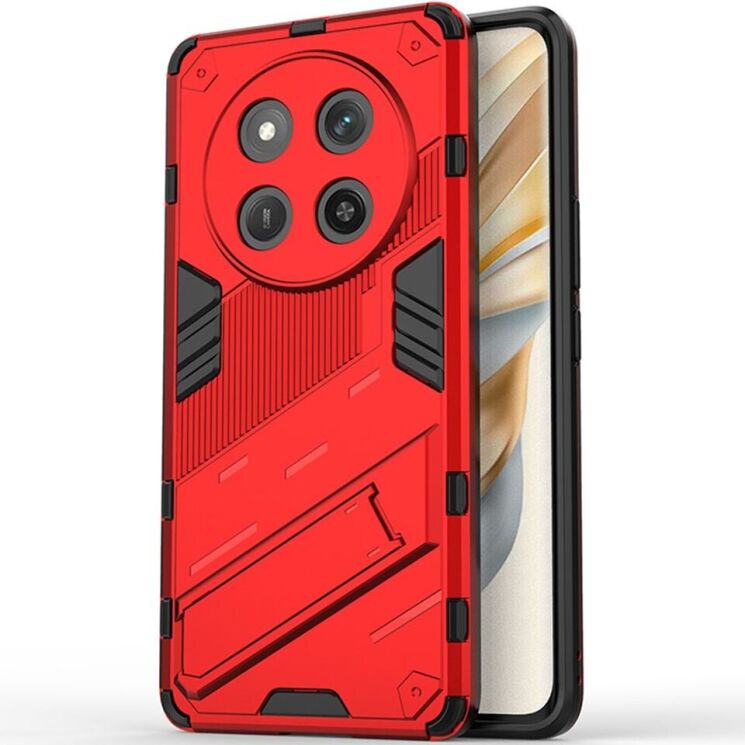 Защитный чехол Deexe Bibercas для Honor Magic 7 Lite - Red: фото 1 из 11