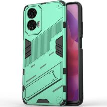 Защитный чехол Deexe Bibercas для Motorola Moto G24 - Green: фото 1 из 7