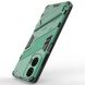 Защитный чехол Deexe Bibercas для Motorola Moto G24 - Green (347850G). Фото 3 из 7