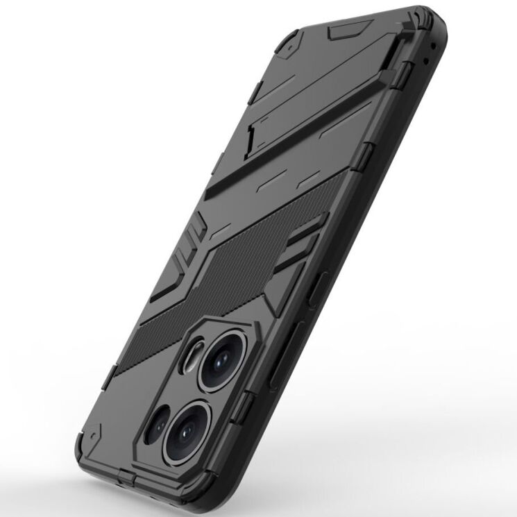 Защитный чехол Deexe Bibercas для OPPO Reno 13 Pro 5G - Black: фото 4 из 7