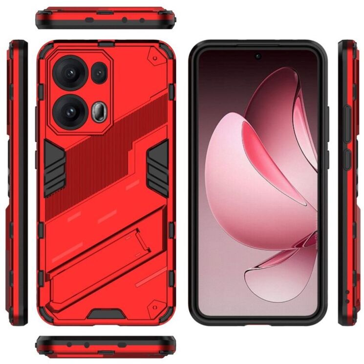 Захисний чохол Deexe Bibercas для OPPO Reno 13 Pro 5G - Red: фото 7 з 7