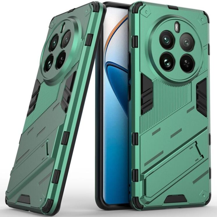 Защитный чехол Deexe Bibercas для Realme 12 Pro / 12 Pro+ - Green: фото 3 из 6