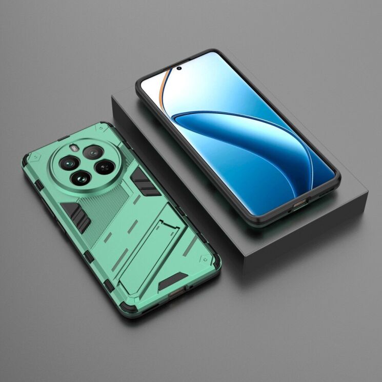 Защитный чехол Deexe Bibercas для Realme 12 Pro / 12 Pro+ - Green: фото 5 из 6