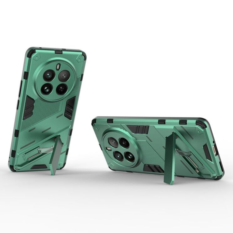 Защитный чехол Deexe Bibercas для Realme 12 Pro / 12 Pro+ - Green: фото 2 из 6