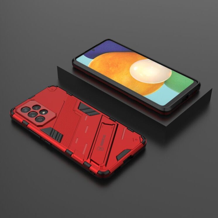 Защитный чехол Deexe Bibercas для Samsung Galaxy A53 (A536) - Red: фото 6 из 8