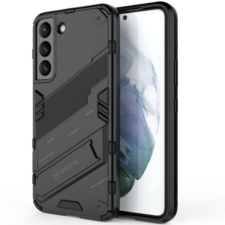 Защитный чехол Deexe Bibercas для Samsung Galaxy S22 (S901) - Black: фото 2 из 9