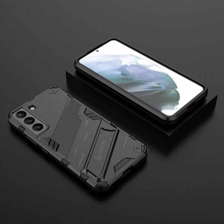 Защитный чехол Deexe Bibercas для Samsung Galaxy S22 (S901) - Black: фото 6 из 9