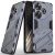 Защитный чехол Deexe Bibercas для Xiaomi Poco F6 - Dark Blue: фото 1 из 8