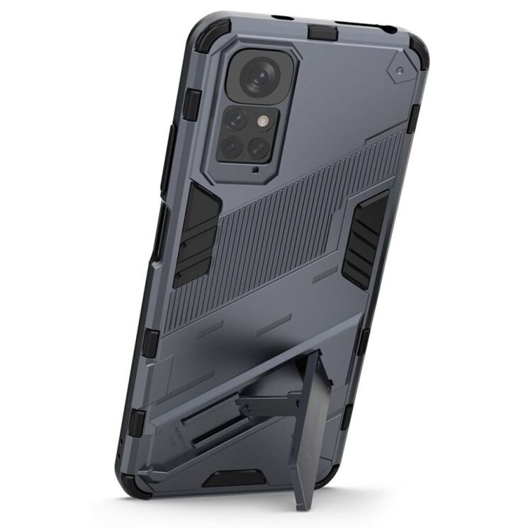 Защитный чехол Deexe Bibercas для Xiaomi Redmi Note 11 / Note 11s - Dark Blue: фото 3 из 11