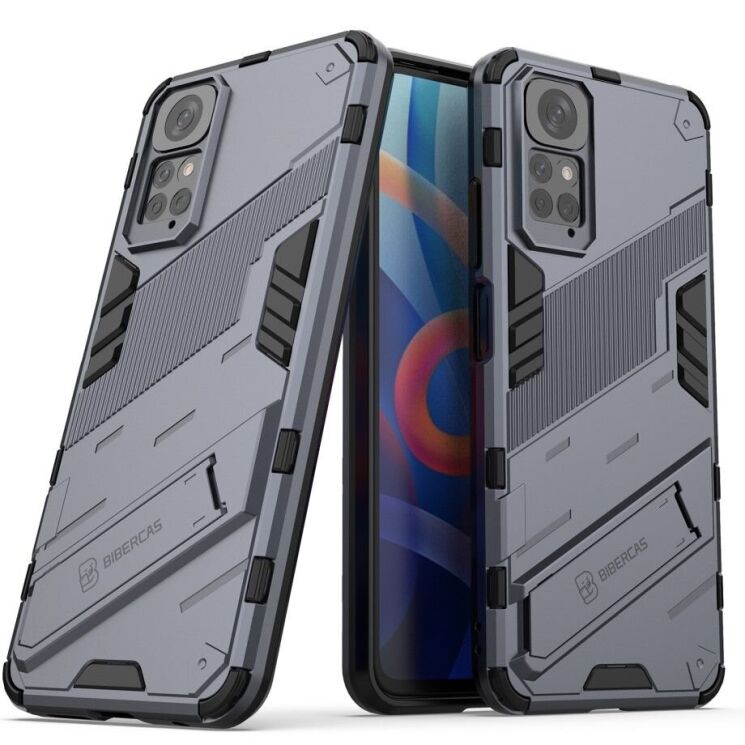 Защитный чехол Deexe Bibercas для Xiaomi Redmi Note 11 / Note 11s - Dark Blue: фото 1 из 11