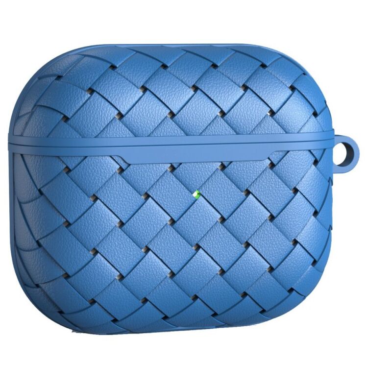 Захисний чохол Deexe Braided Case для Apple AirPods 3 - Blue: фото 1 з 5