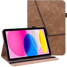 Защитный чехол Deexe Business Cover для Apple iPad 10.9 (2022) / iPad 11 (2025) - Brown: фото 1 из 12