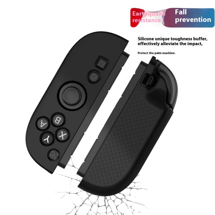 Защитный чехол Deexe Controller Grip для контролеров Nintendo Switch 2 - Black: фото 3 из 8
