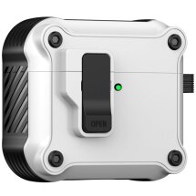 Защитный чехол Deexe Defender Armor для Apple AirPods 4 - White: фото 1 из 7