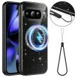 Защитный чехол Deexe Glitter Case with MagSafe для Google Pixel 10 Pro - Black (385926B)