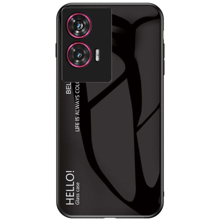 Защитный чехол Deexe Gradient Color для Motorola Edge 50 Fusion - Black: фото 1 из 12
