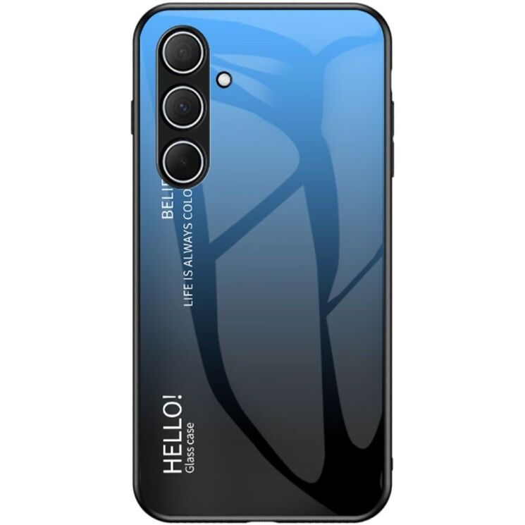 Захисний чохол Deexe Gradient Color для Samsung Galaxy A56 (A566) - Blue / Black: фото 1 з 7