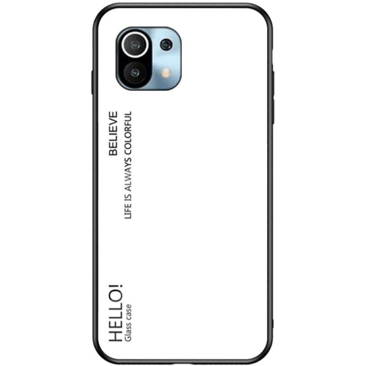 Защитный чехол Deexe Gradient Color для Xiaomi Mi 11 Lite / 11 Lite NE - White: фото 1 из 7