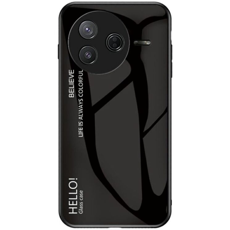 Защитный чехол Deexe Gradient Color для Xiaomi Poco F7 Pro - Black: фото 1 из 8