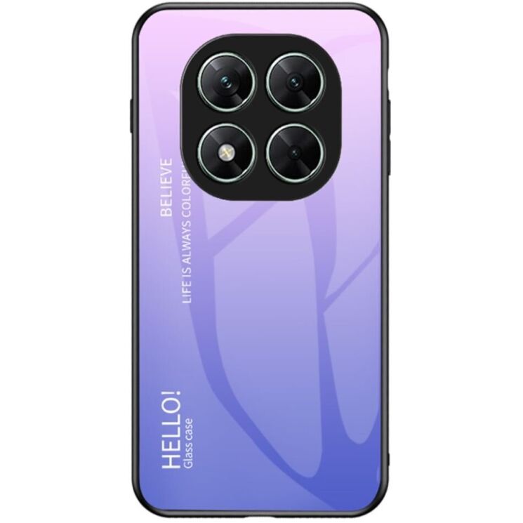 Защитный чехол Deexe Gradient Color для Xiaomi Poco X7 - Pink / Purple: фото 1 из 7