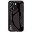 Защитный чехол Deexe Gradient Color для Xiaomi Redmi 13C / Poco C65 - Black (342550B)